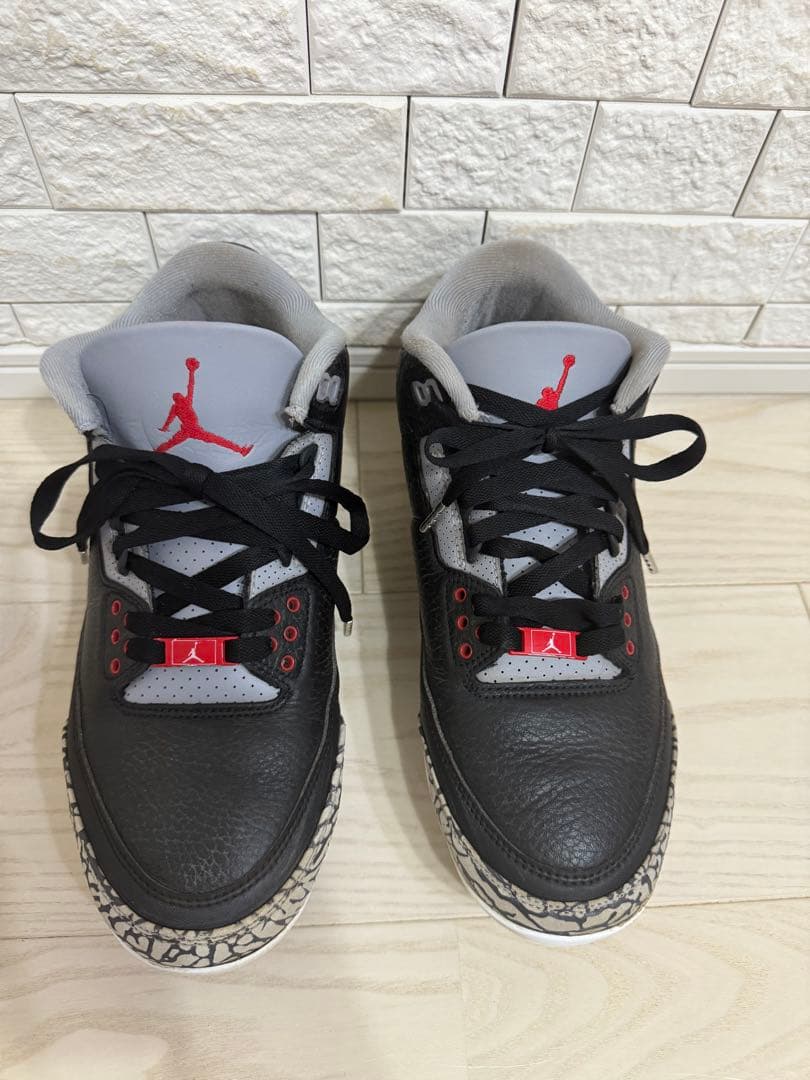 Jordan3 ブラックセメント　スパイク　シューズケース付き