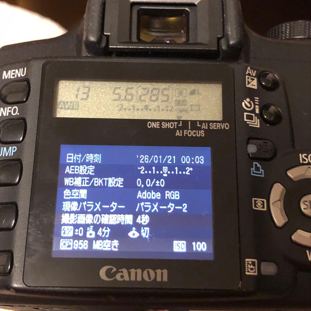 旅行や運動会の撮影にCanon EOS kiss Digital N フルセット