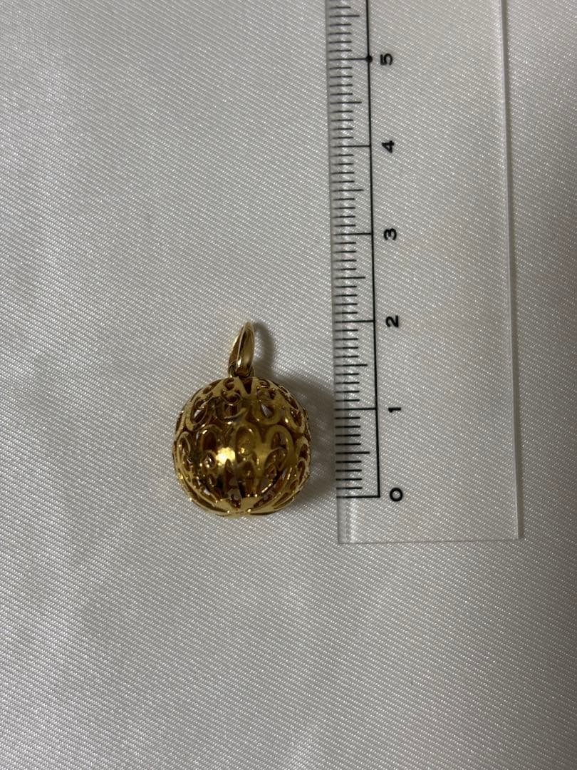 8K　8K 金　ゴールド　ネックレス トップ8Kの刻印入り