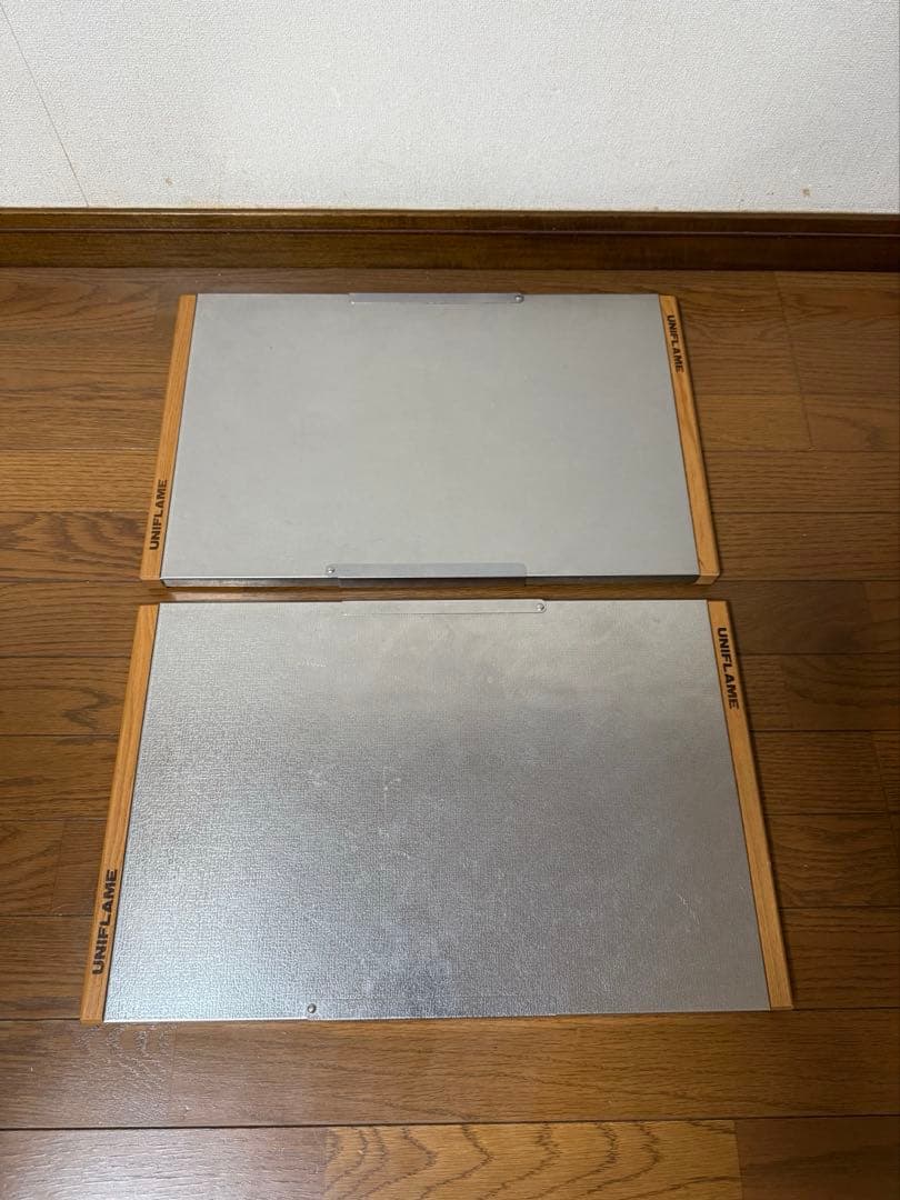 ユニフレーム焚火テーブル2台　レプリングと専用トートバッグ付