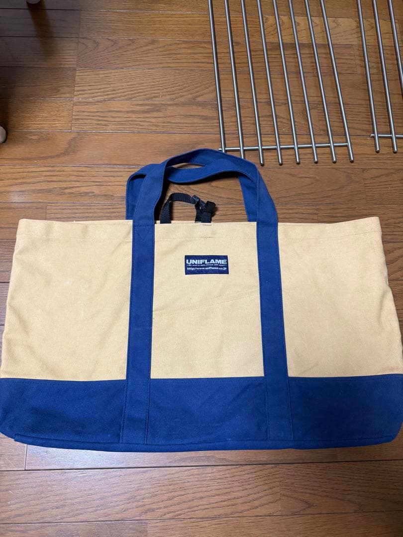 ユニフレーム焚火テーブル2台　レプリングと専用トートバッグ付