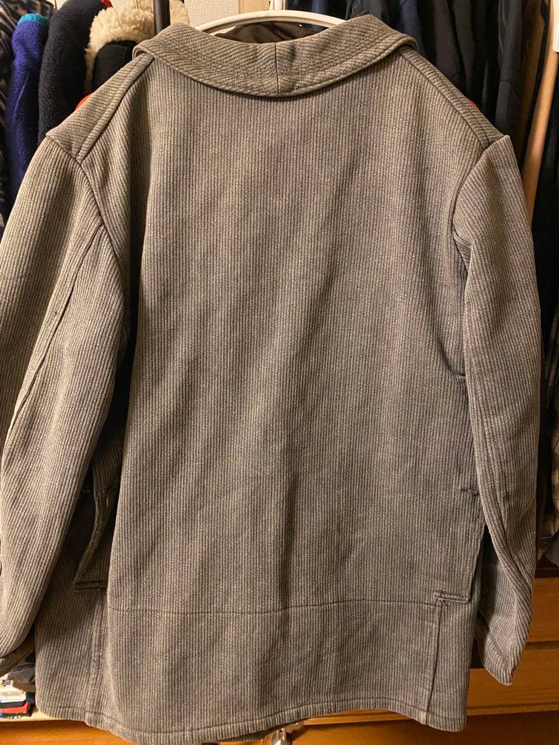 50s フレンチヴィンテージ 動物ボタン カバーオール ハンティング ピケ