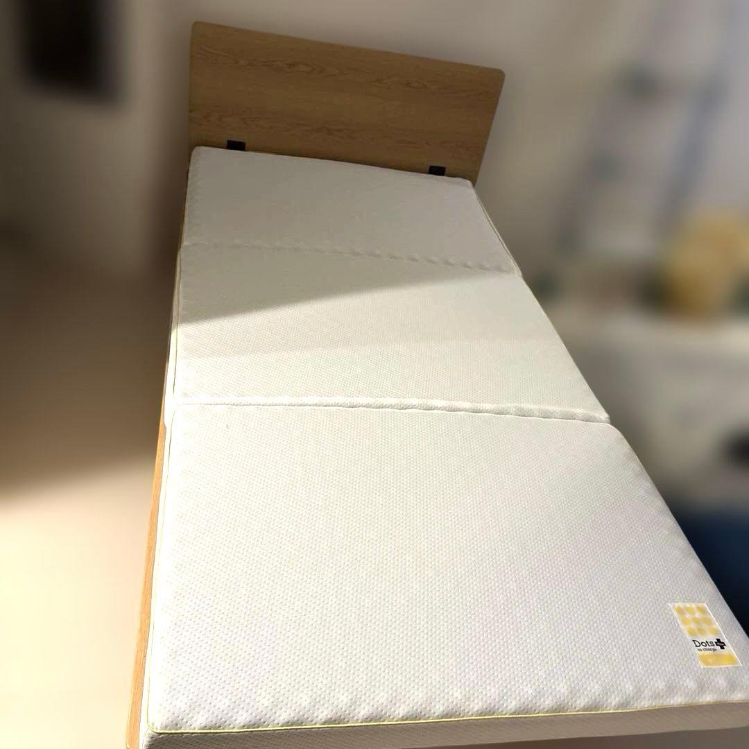 シングル/ベットフレーム/無印良品/マットレス/西川/睡眠ラボ/ドッツプラス