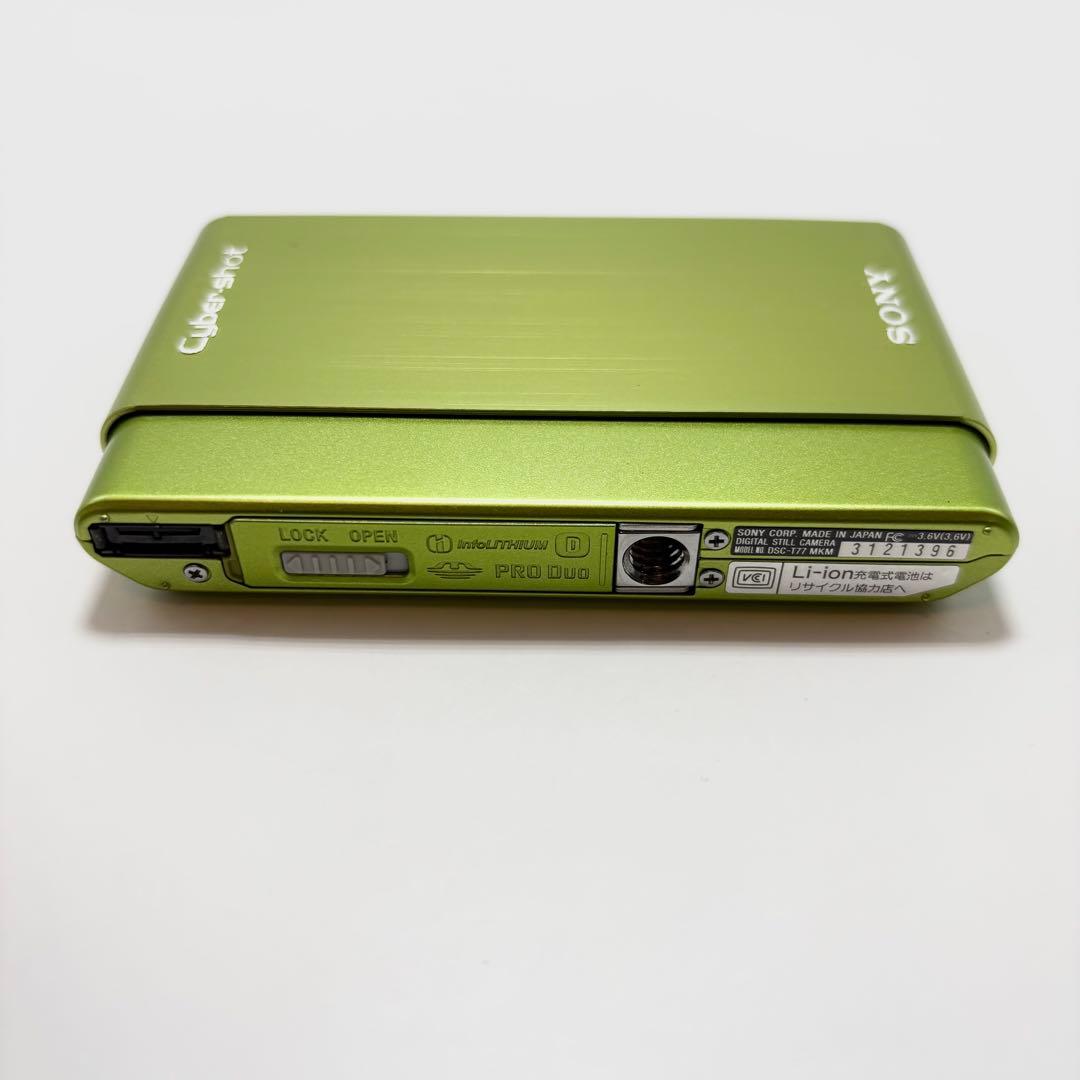 SONY Cyber-shot DSC-T77 グリーン デジタルカメラ