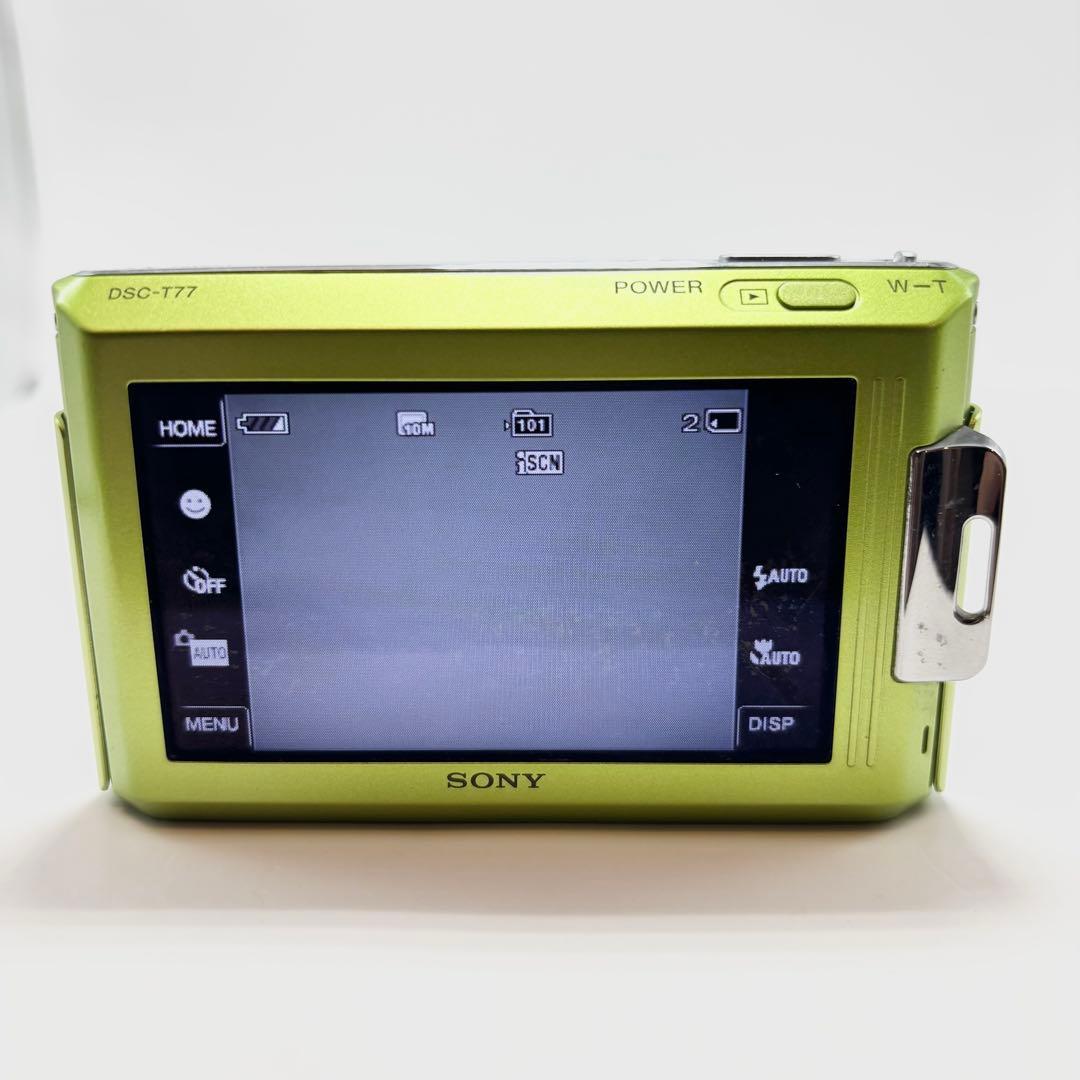 SONY Cyber-shot DSC-T77 グリーン デジタルカメラ