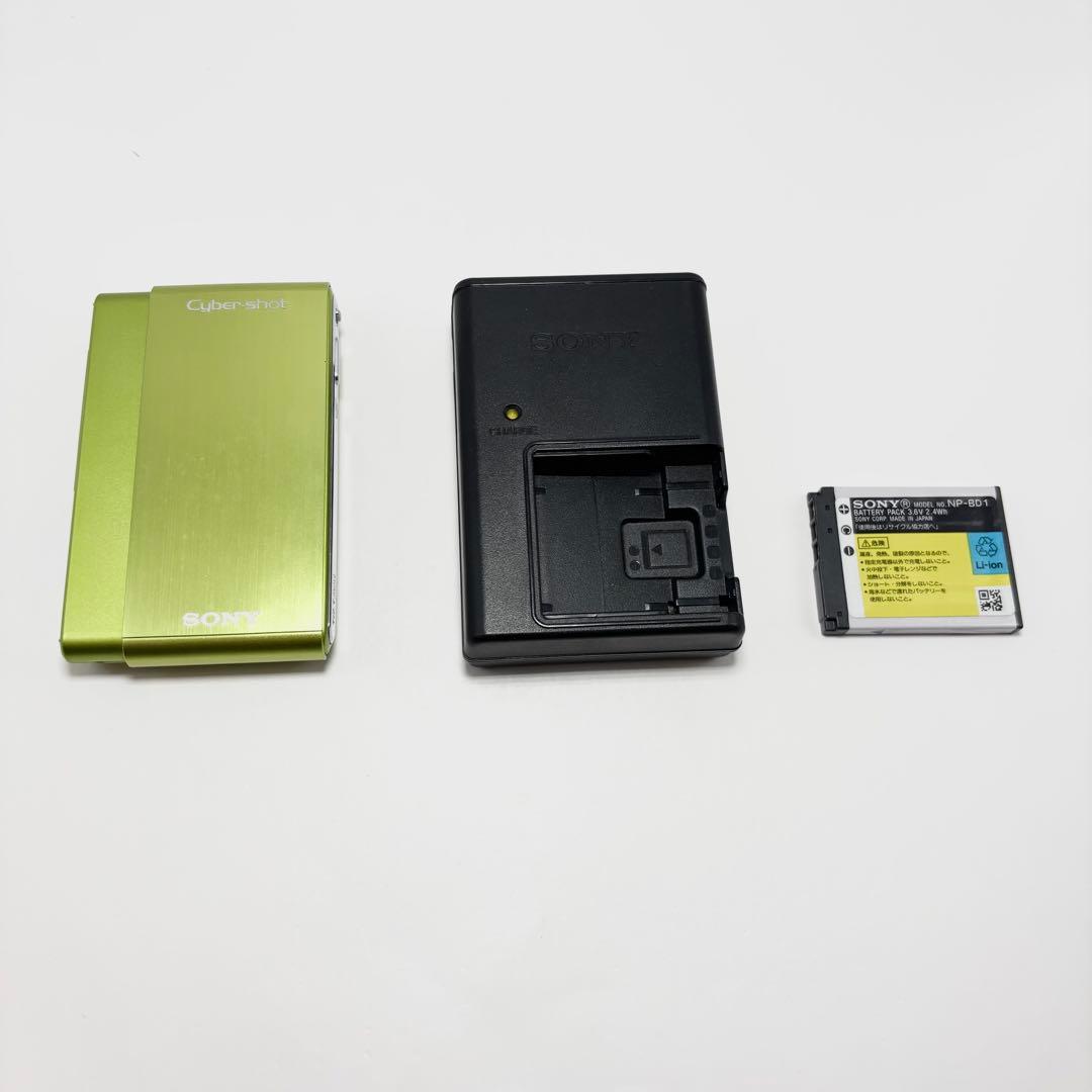 SONY Cyber-shot DSC-T77 グリーン デジタルカメラ