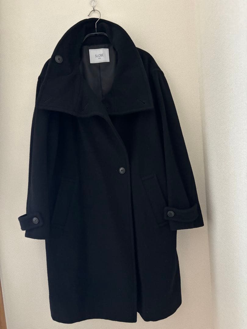 SLOBE IENA ペコラムモッサスタンドミドルコート
