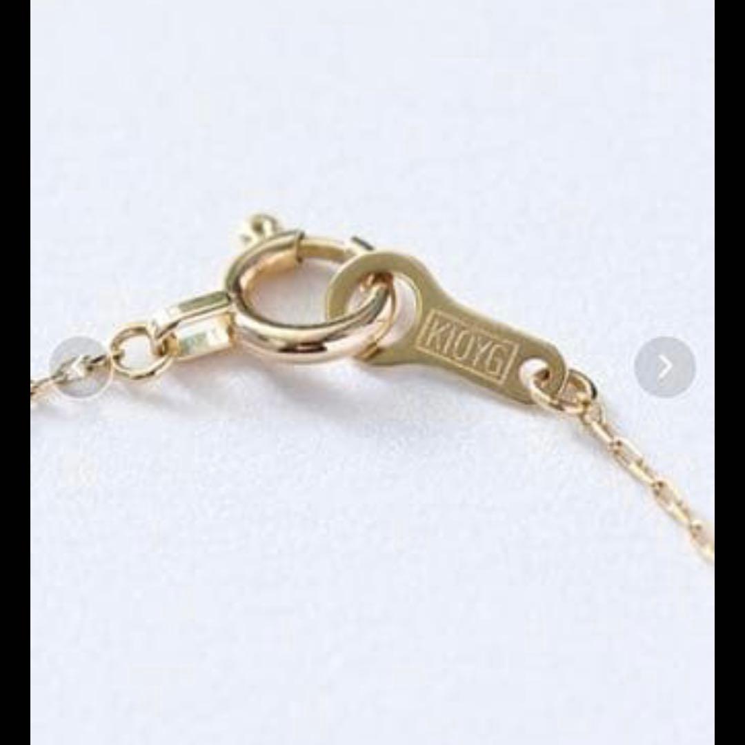 ノワールドプーペ　k10 ミラーボール とばしネックレス