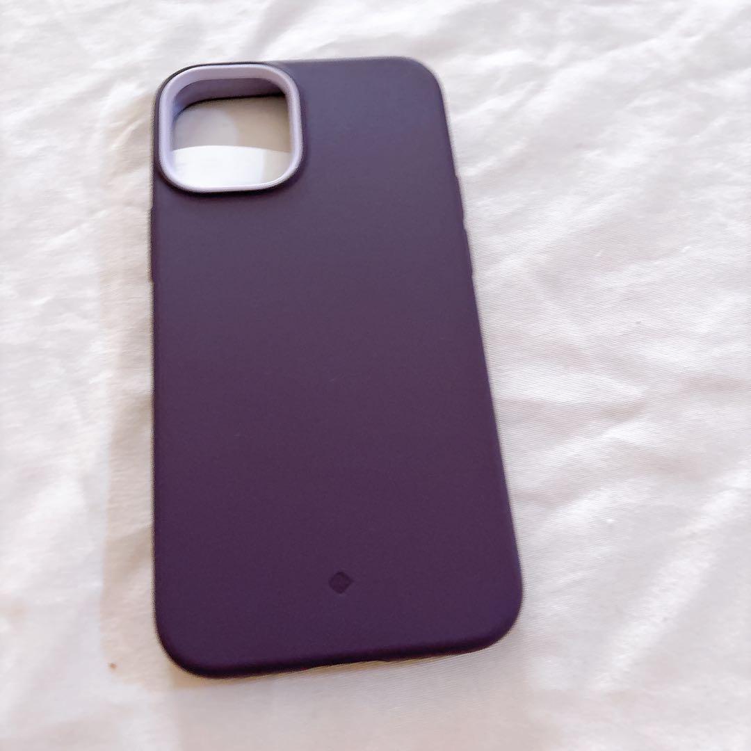 ☆iPhone 12 mini ケース 紫色 シリコン サラサラ アイフォン