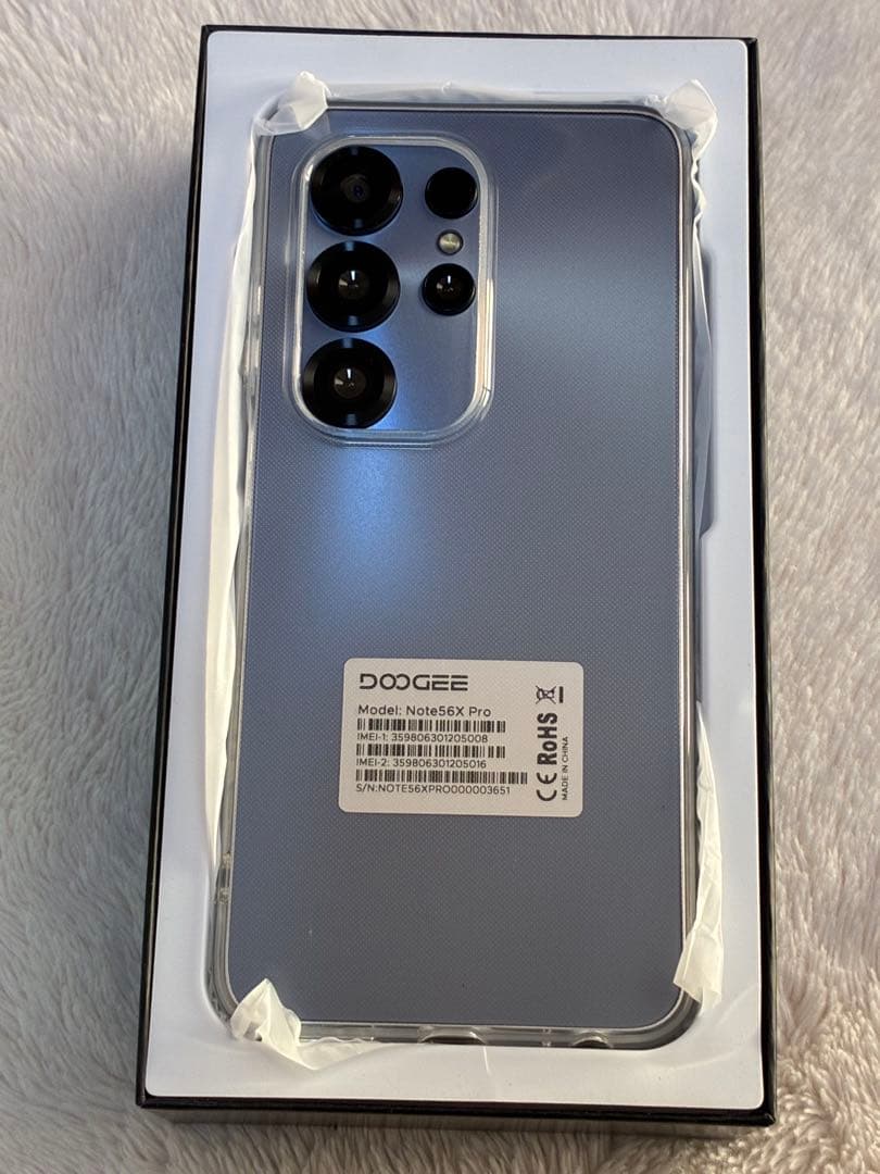 Android16 スマホ　DOOGEE Note56X Pro 6.56インチ