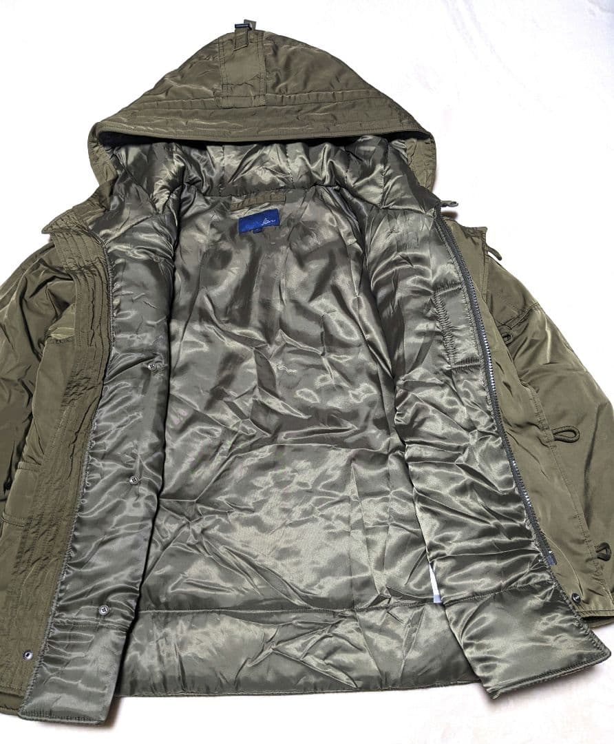 AVIREX アヴィレックス フード 中綿 ブルゾン ミリタリー ジャケット　L