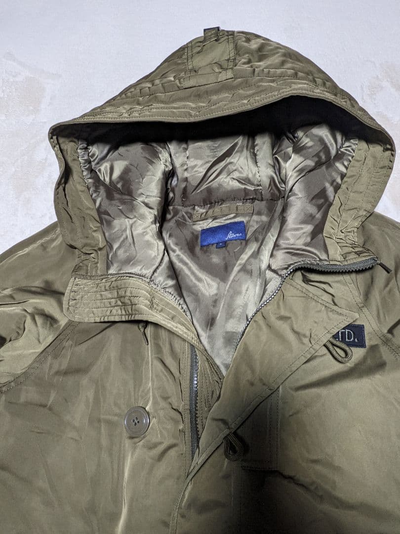 AVIREX アヴィレックス フード 中綿 ブルゾン ミリタリー ジャケット　L