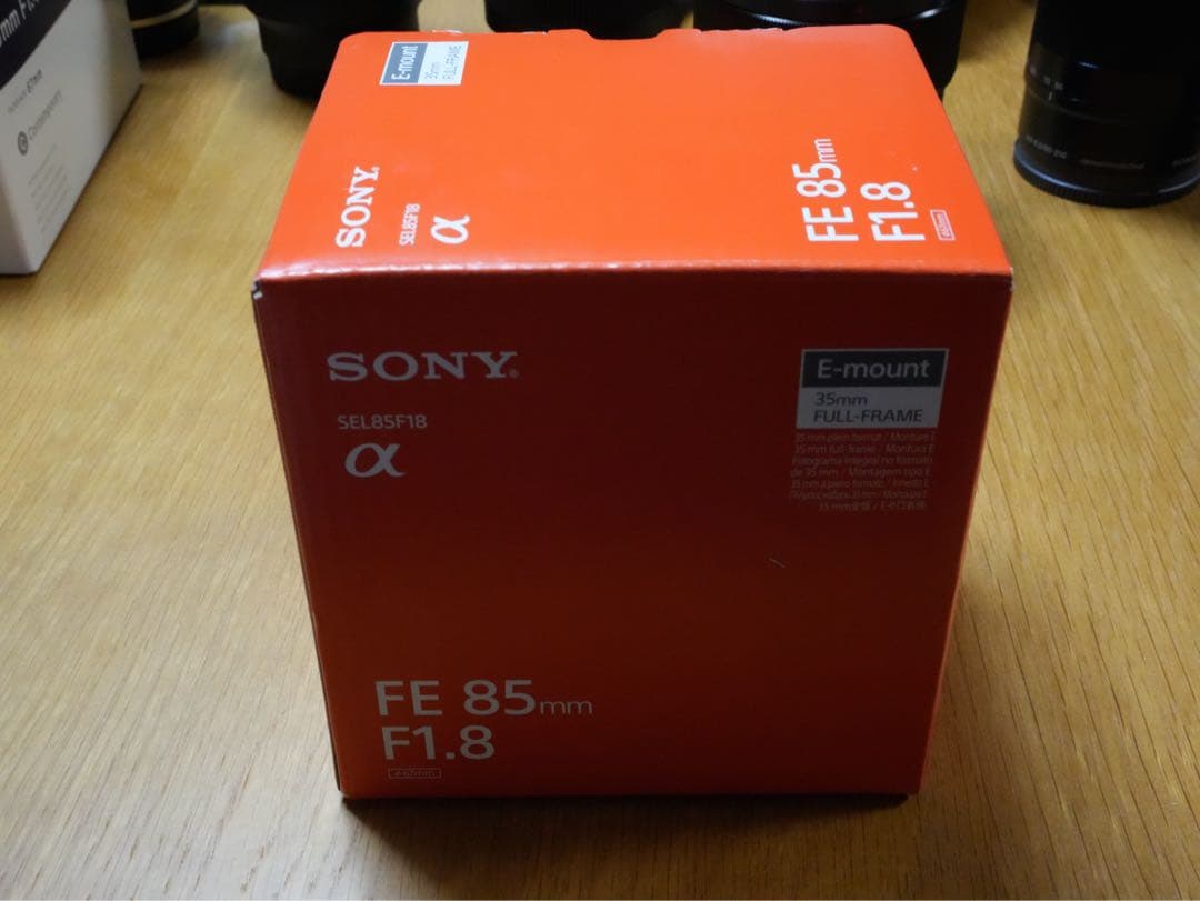 SONY SEL85F18 FE85mmF1.8単焦点レンズフルサイズEマウント