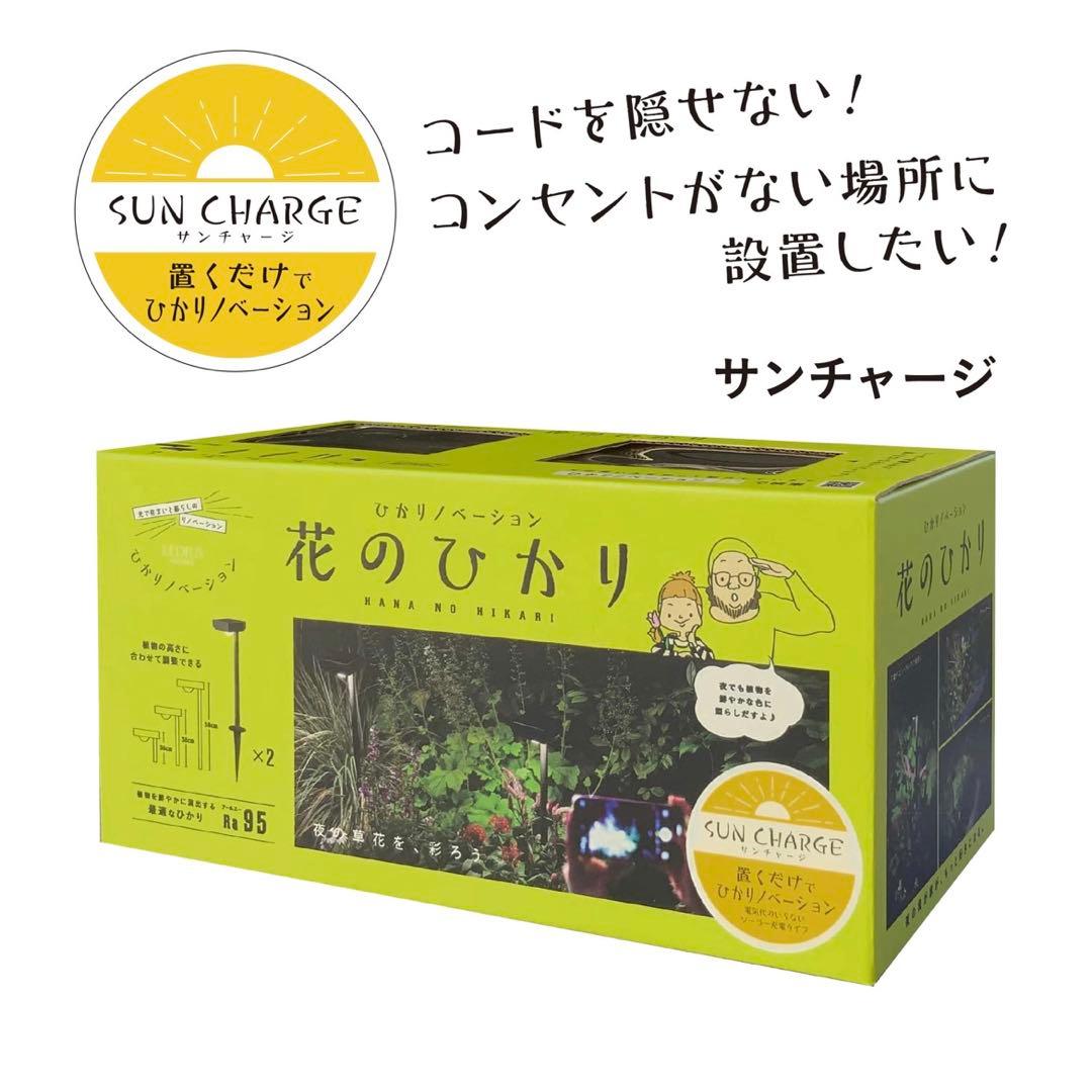 ⭐️タカショー⭐️ひかりノベーション 花のひかり 屋外ライト　基本セット　ソーラー