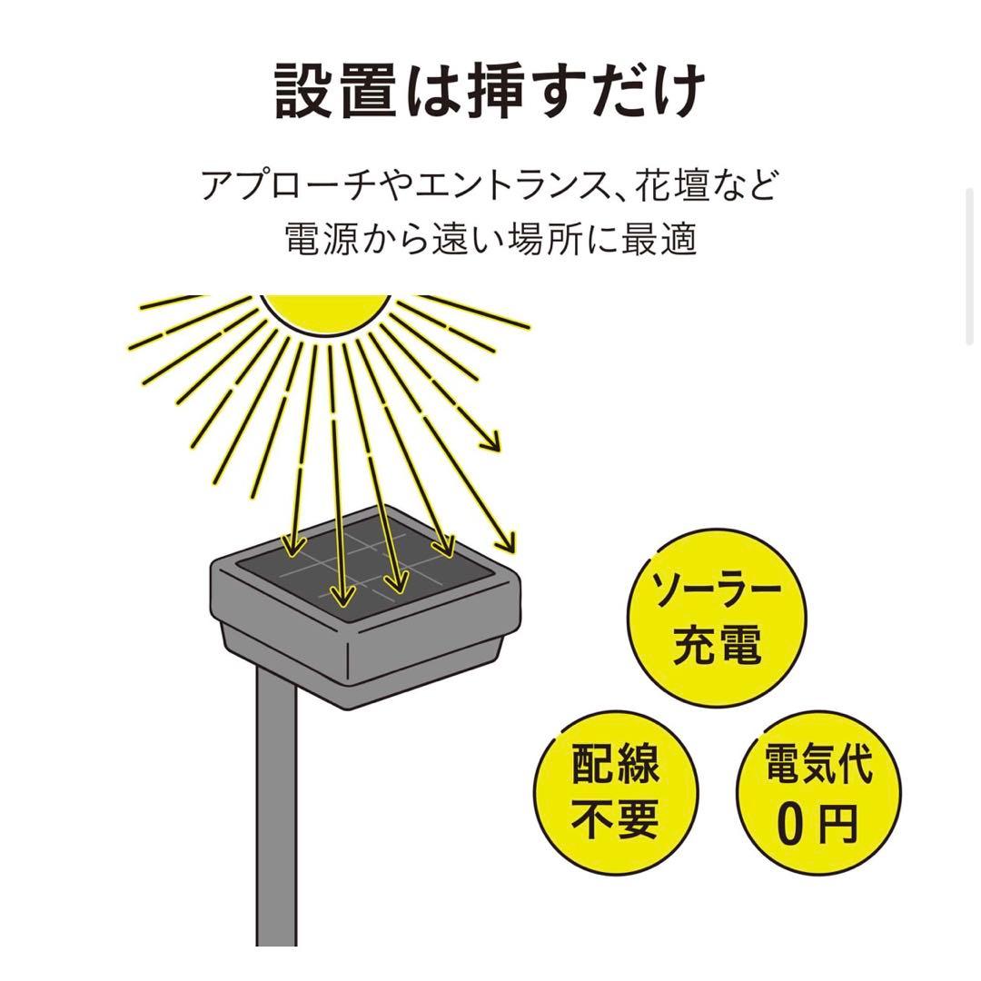 ⭐️タカショー⭐️ひかりノベーション 花のひかり 屋外ライト　基本セット　ソーラー