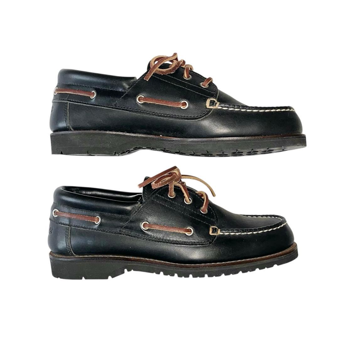 【ほぼ新品】◾️Danner◾️デッキシューズ◾️D910007◾️本革◾️ブラック