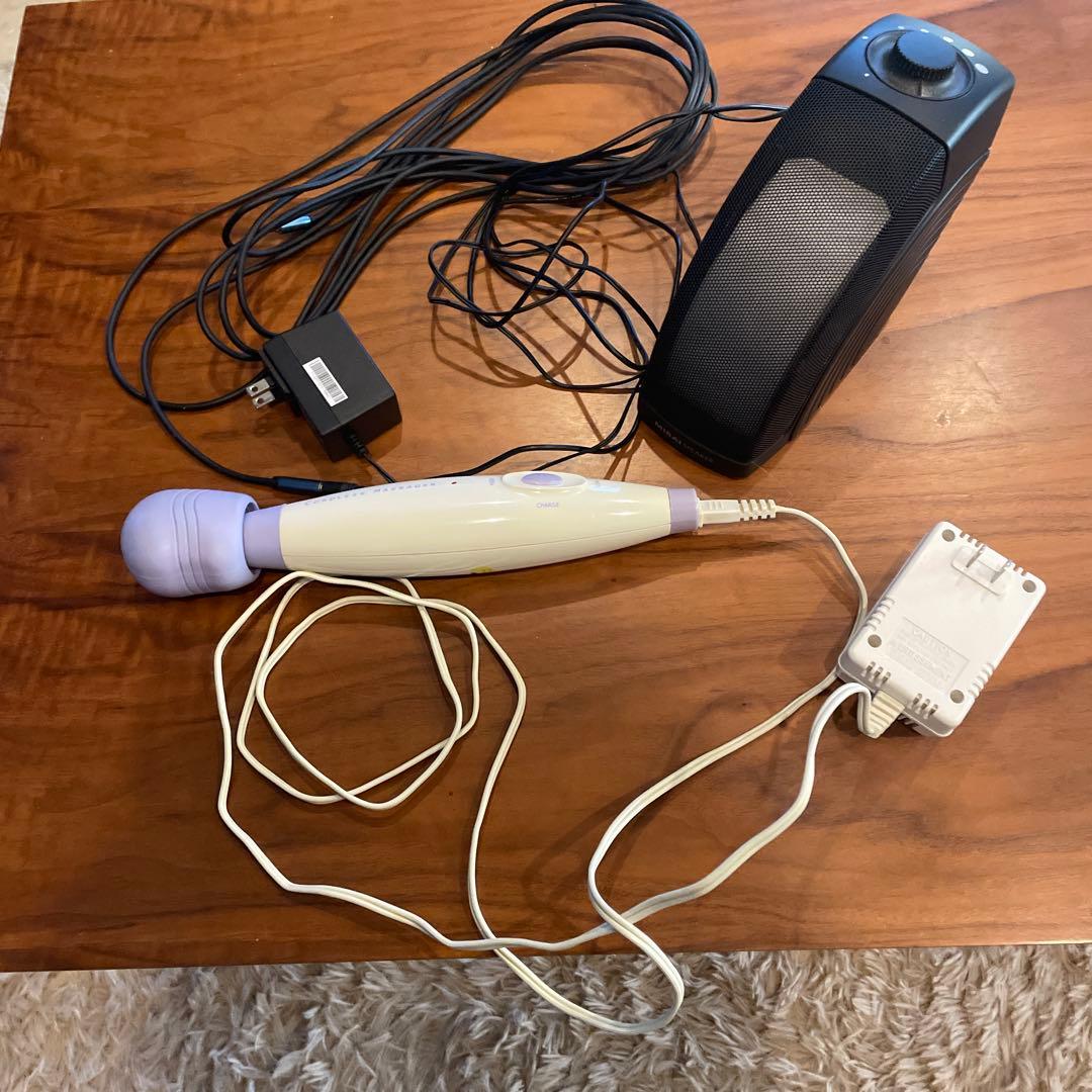 ミライスピーカーに電動肩叩きをお付けして