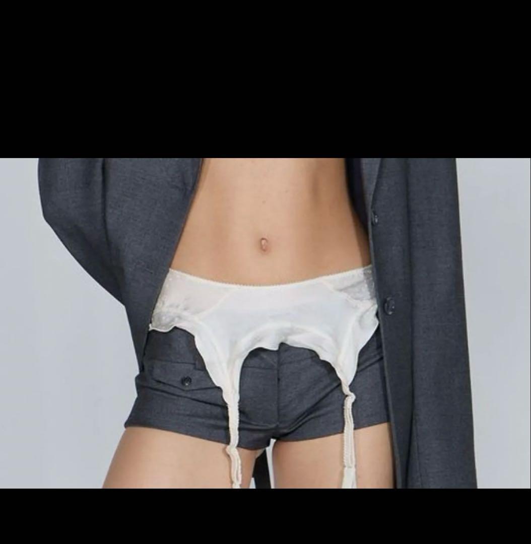 【最安値】SCULPTOR テーラードマイクロショーツ　グレーSサイズ　新品