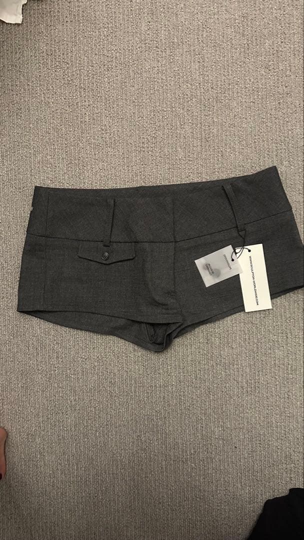 【最安値】SCULPTOR テーラードマイクロショーツ　グレーSサイズ　新品