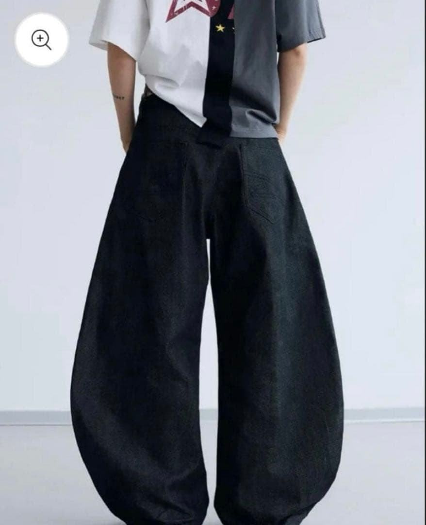 peoplesense リジットデニム シルバーボタン L