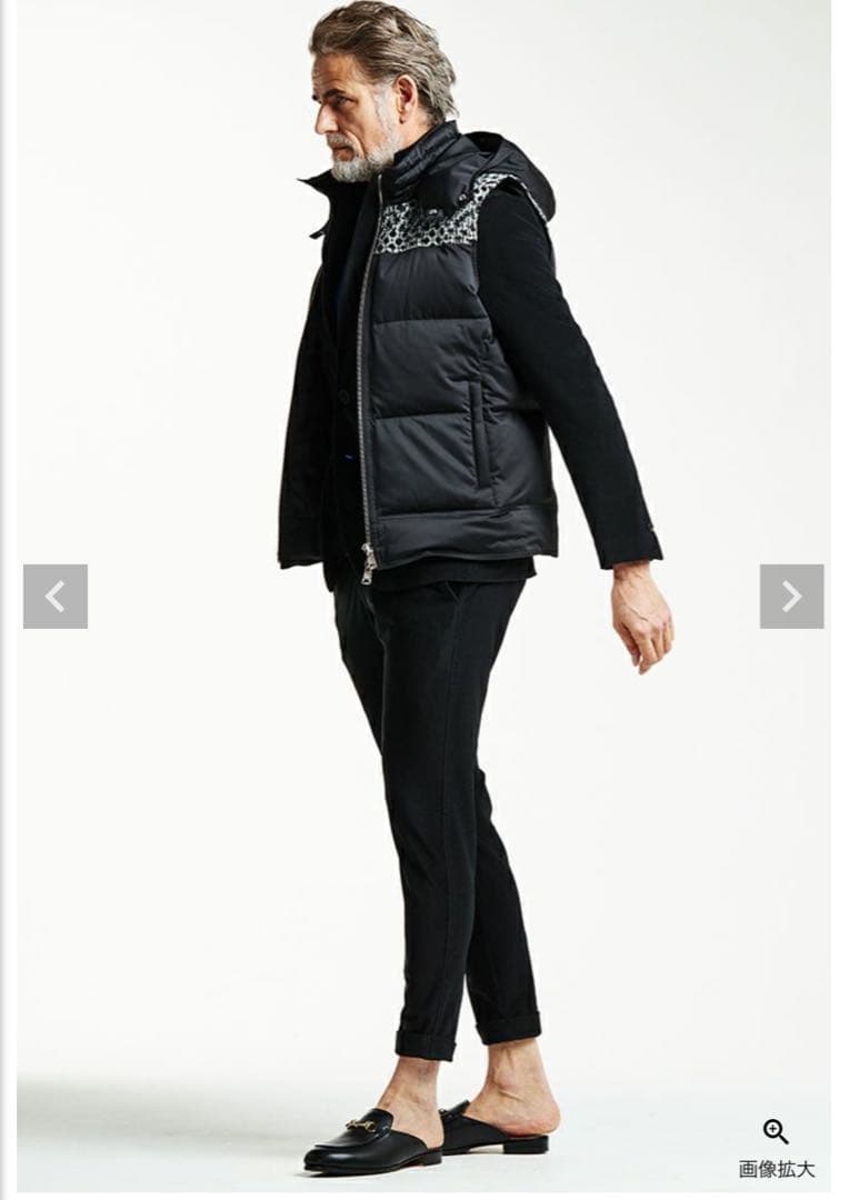 コーデュロイSWING EASY PANTS 黒 サイズM