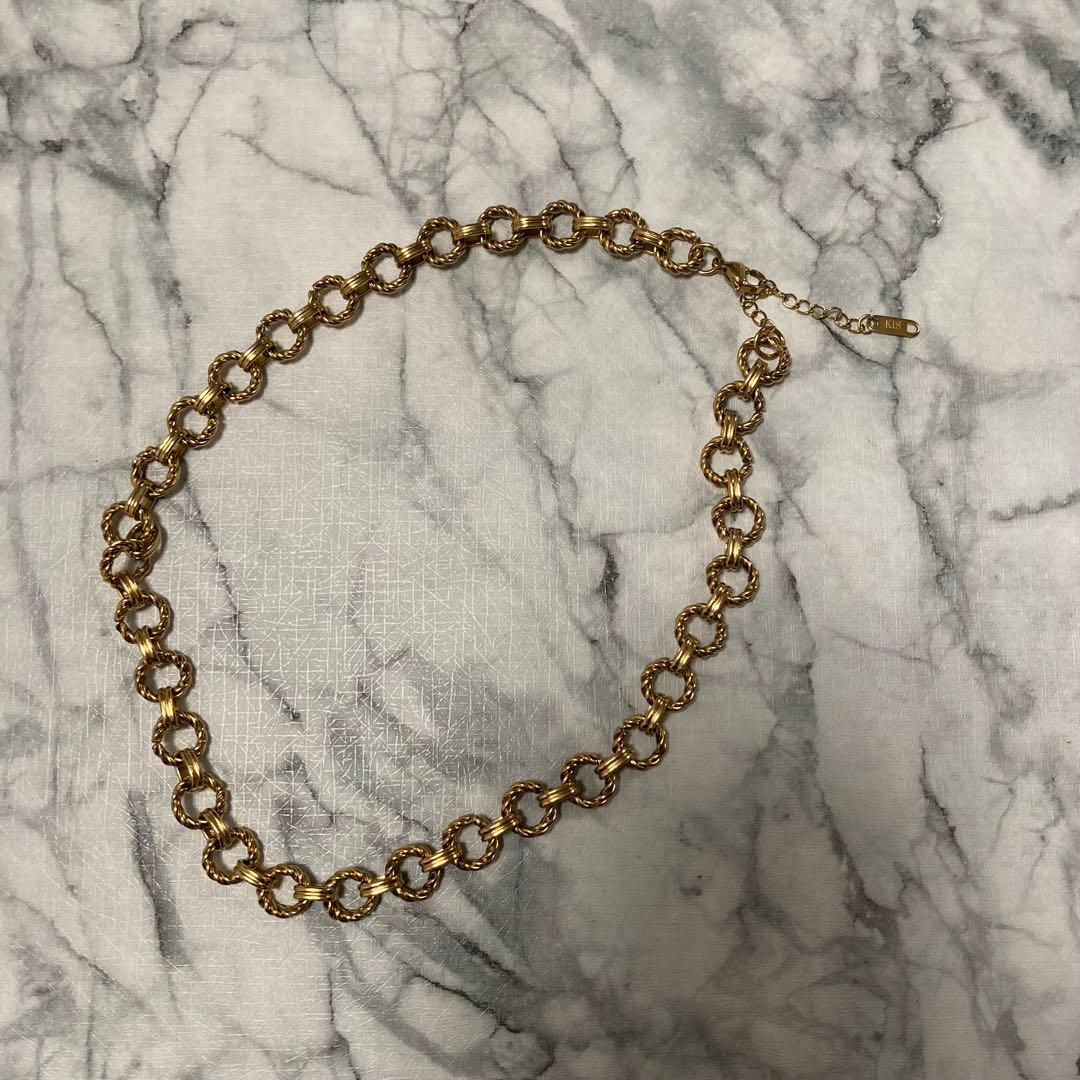 遺品整理　K18刻印　ネックレス　48cm