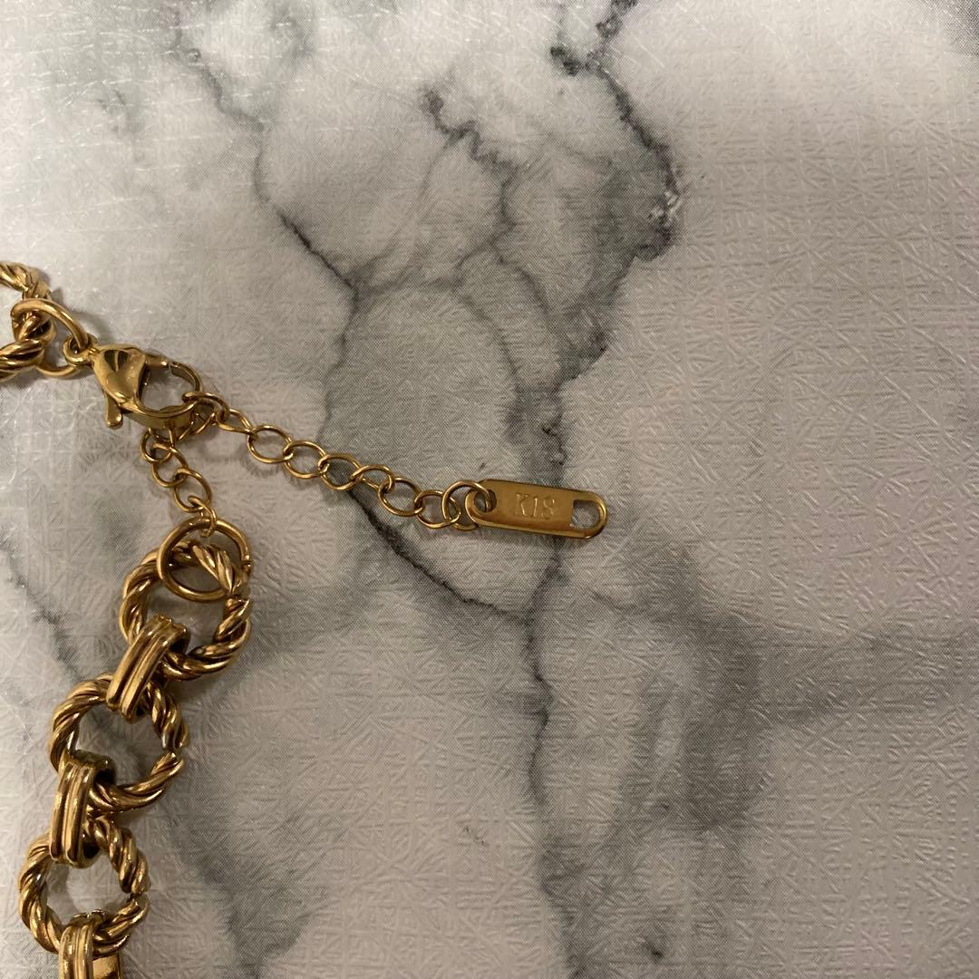 遺品整理　K18刻印　ネックレス　48cm