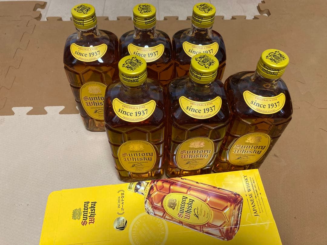 suntory サントリー角瓶700ml 6本　新品カートン・定量ポーラーおまけ