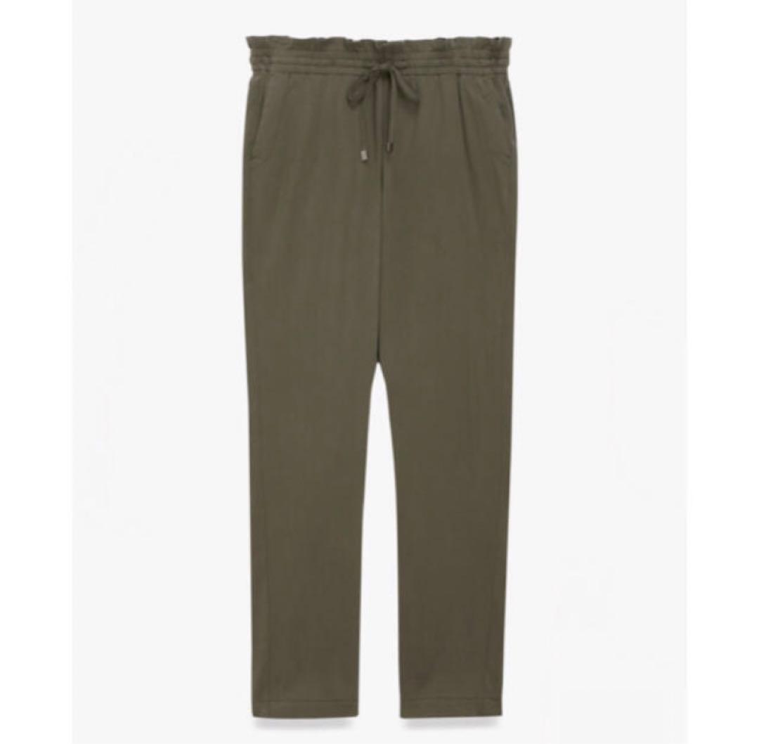 Theory luxe 19ss パンツ カーキ