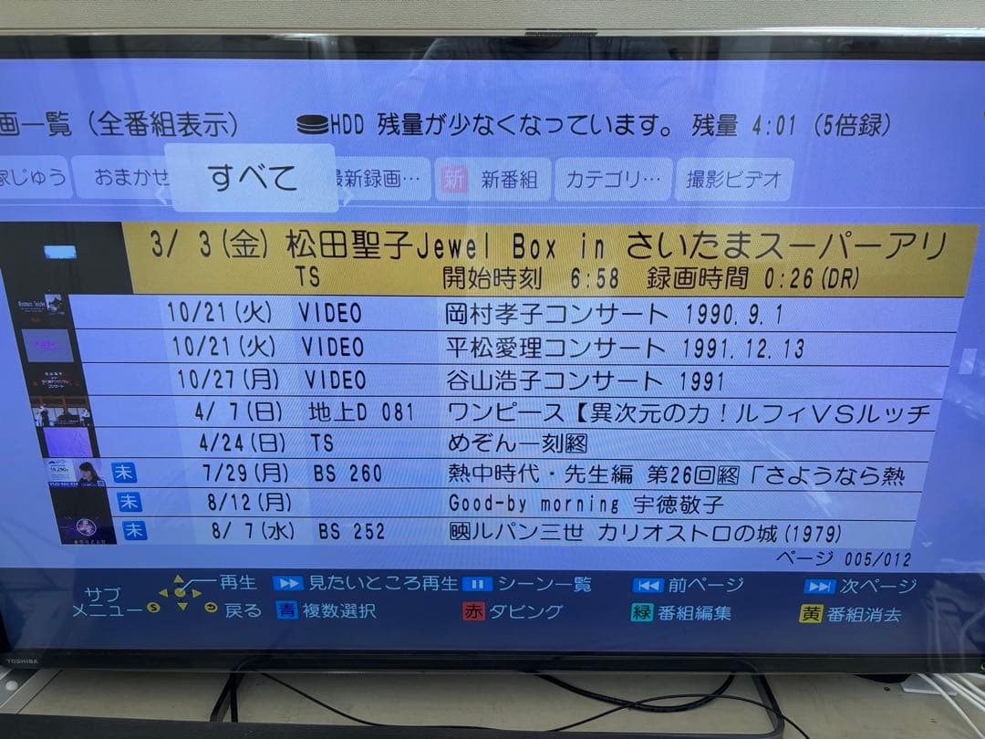 【完動品】 DMR-BRX2020 2TB パナソニック全自動DIGAレコーダー