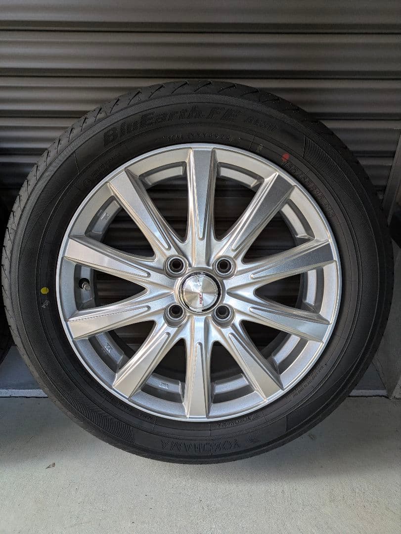 S*信様 タイヤ新車外し 100/4H 165/65R15 15インチアルミ 4