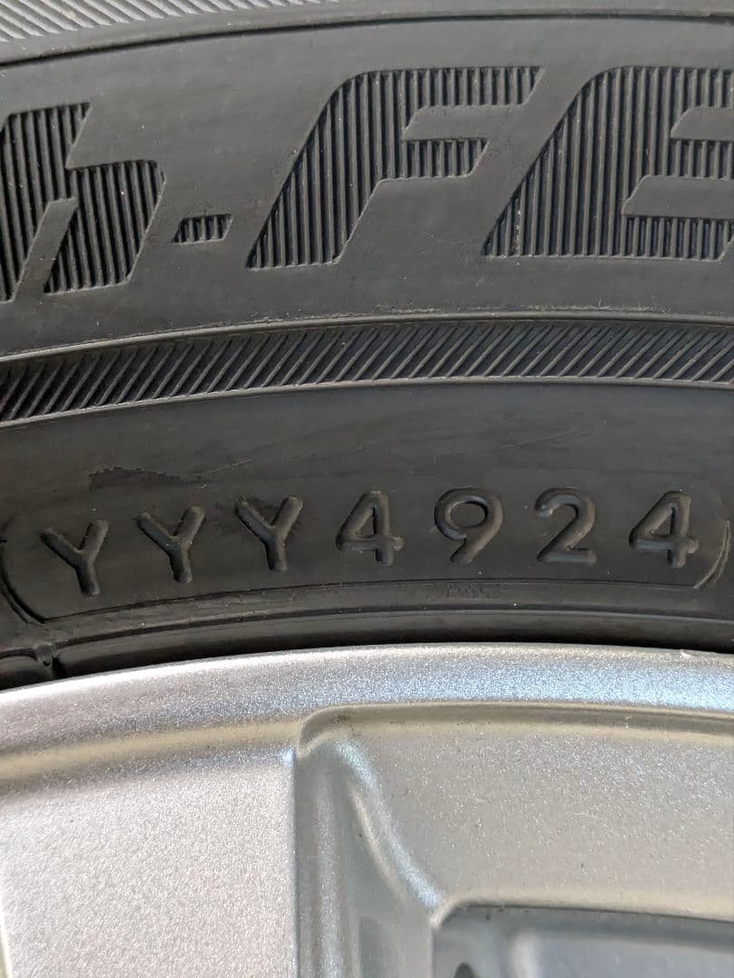 S*信様 タイヤ新車外し 100/4H 165/65R15 15インチアルミ 4