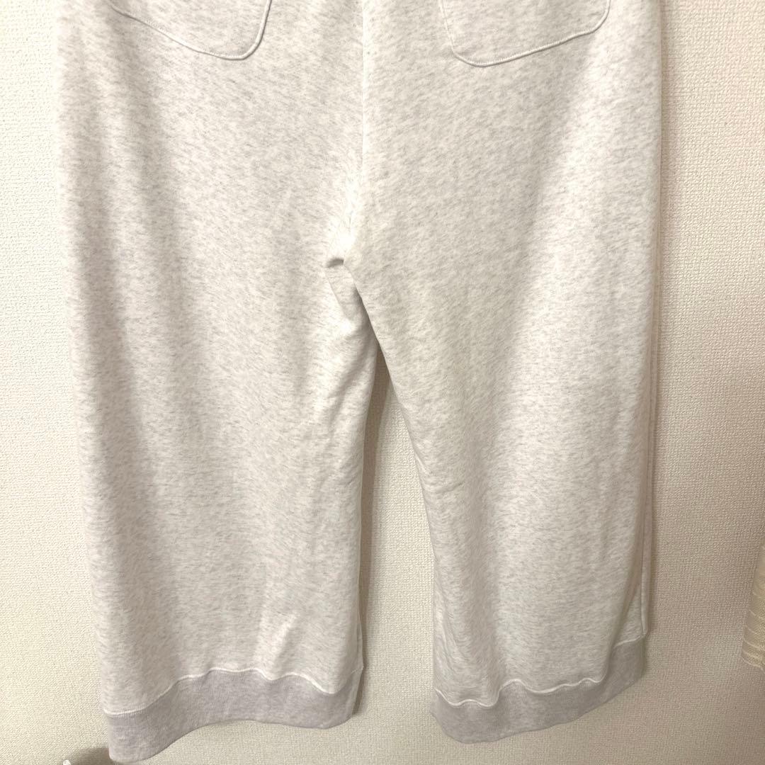 ム*ン様 ETRE TOKYO スリットへムスウェットパンツ ウエスト ゴム 新