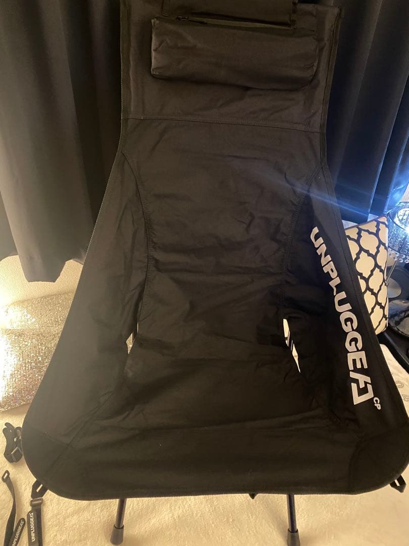 アンプラグドキャンプ　SIT ハイバックチェア　ブラック