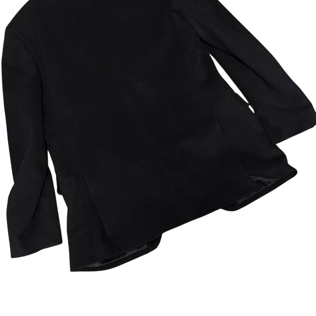 美品 ダーバン テーラードジャケット シングル 2B カシミヤ100 黒 L
