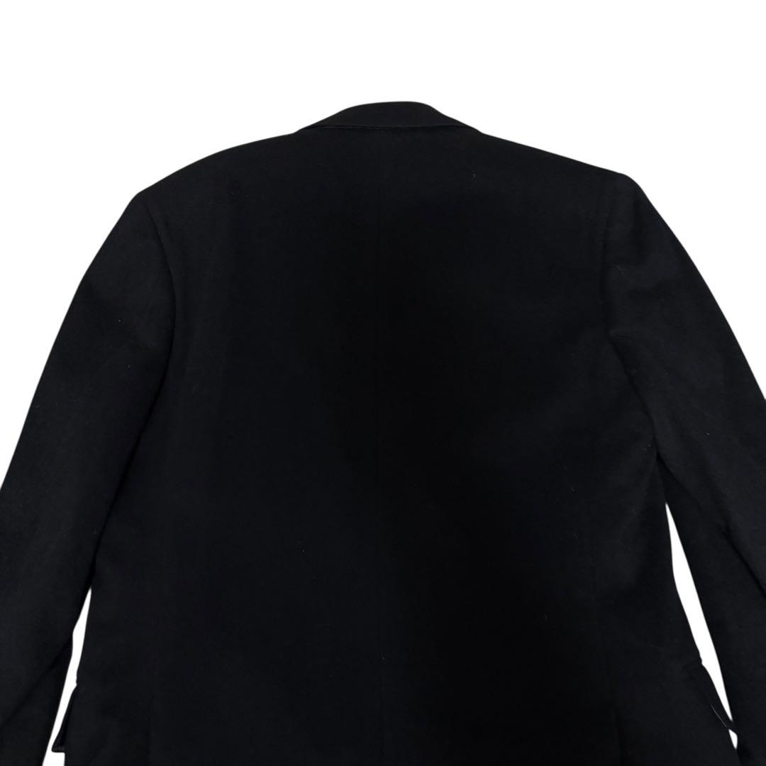 美品 ダーバン テーラードジャケット シングル 2B カシミヤ100 黒 L