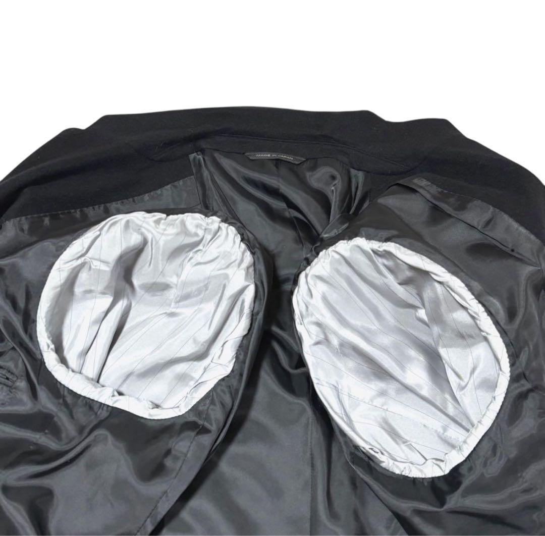 美品 ダーバン テーラードジャケット シングル 2B カシミヤ100 黒 L