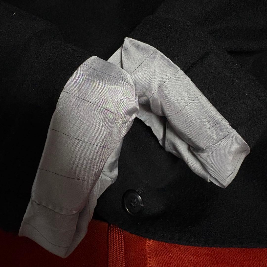 美品 ダーバン テーラードジャケット シングル 2B カシミヤ100 黒 L