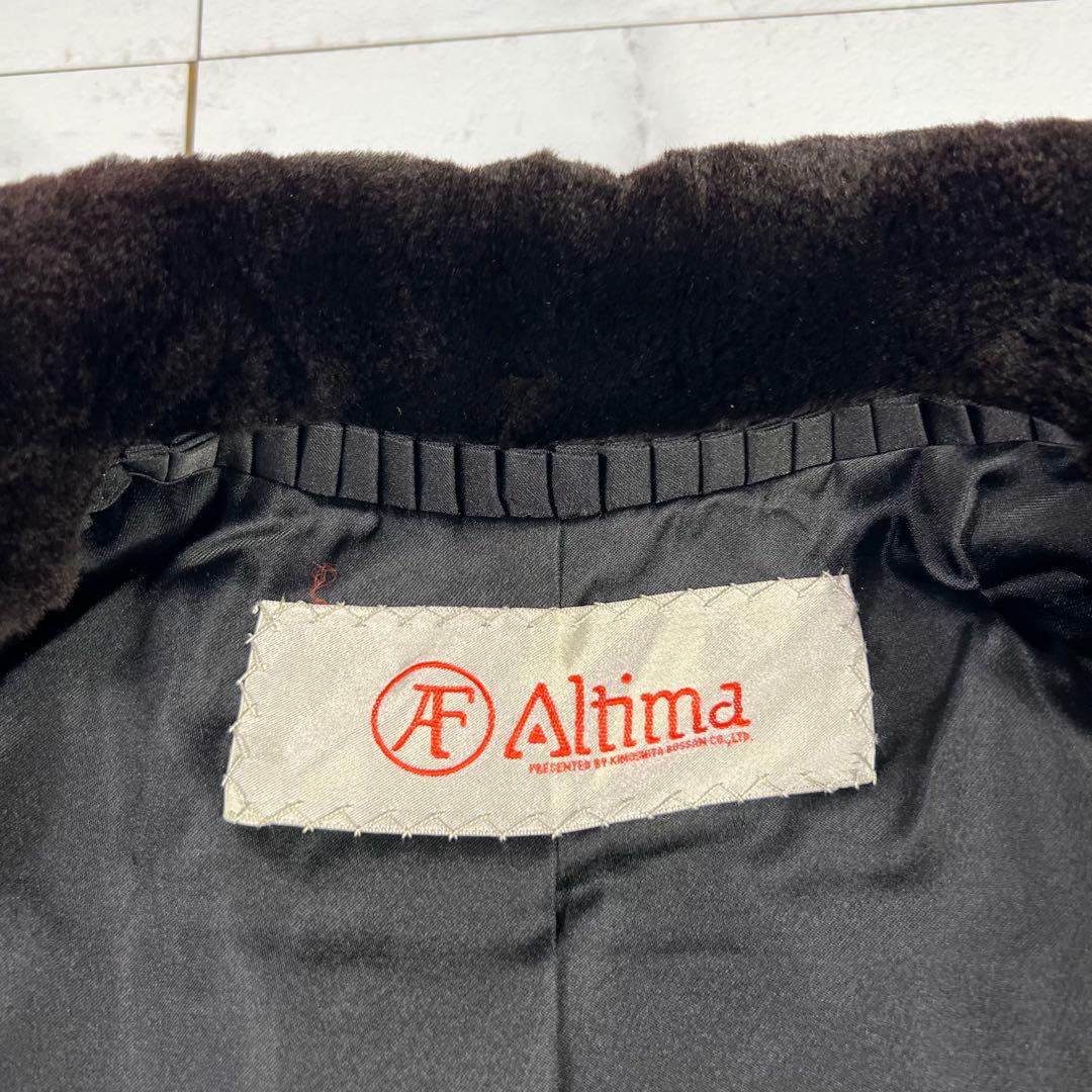サガミンク Altima アルティマ ファーコート シェアードミンク 銀タグ