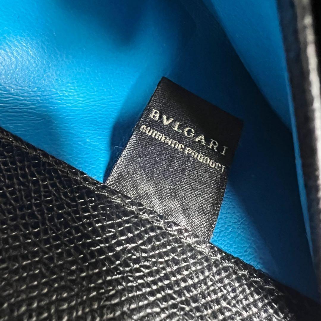 BVLGARI ブルガリ サークルロゴ ロゴクリップ 長財布