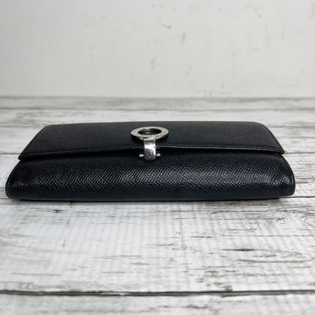 BVLGARI ブルガリ サークルロゴ ロゴクリップ 長財布