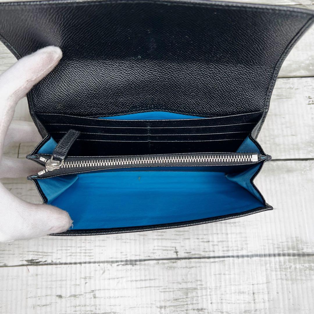 BVLGARI ブルガリ サークルロゴ ロゴクリップ 長財布