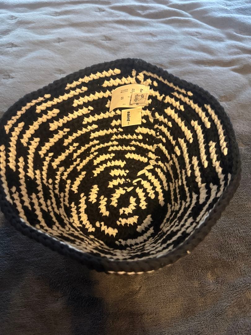 SAINT MICHAEL セントマイケルハット　ブラック 黒　ONE SIZE