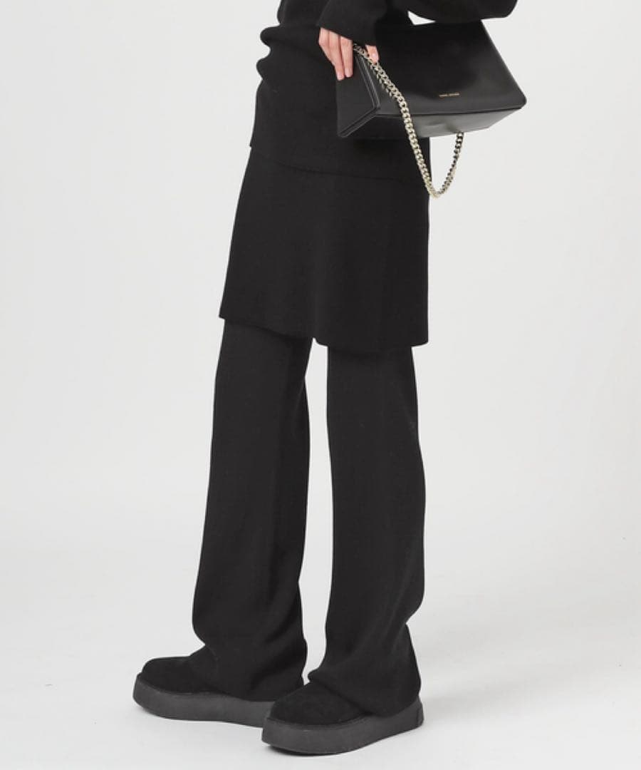 AP STUDIO リブスカートパンツ EVERYDAY I LIKE.