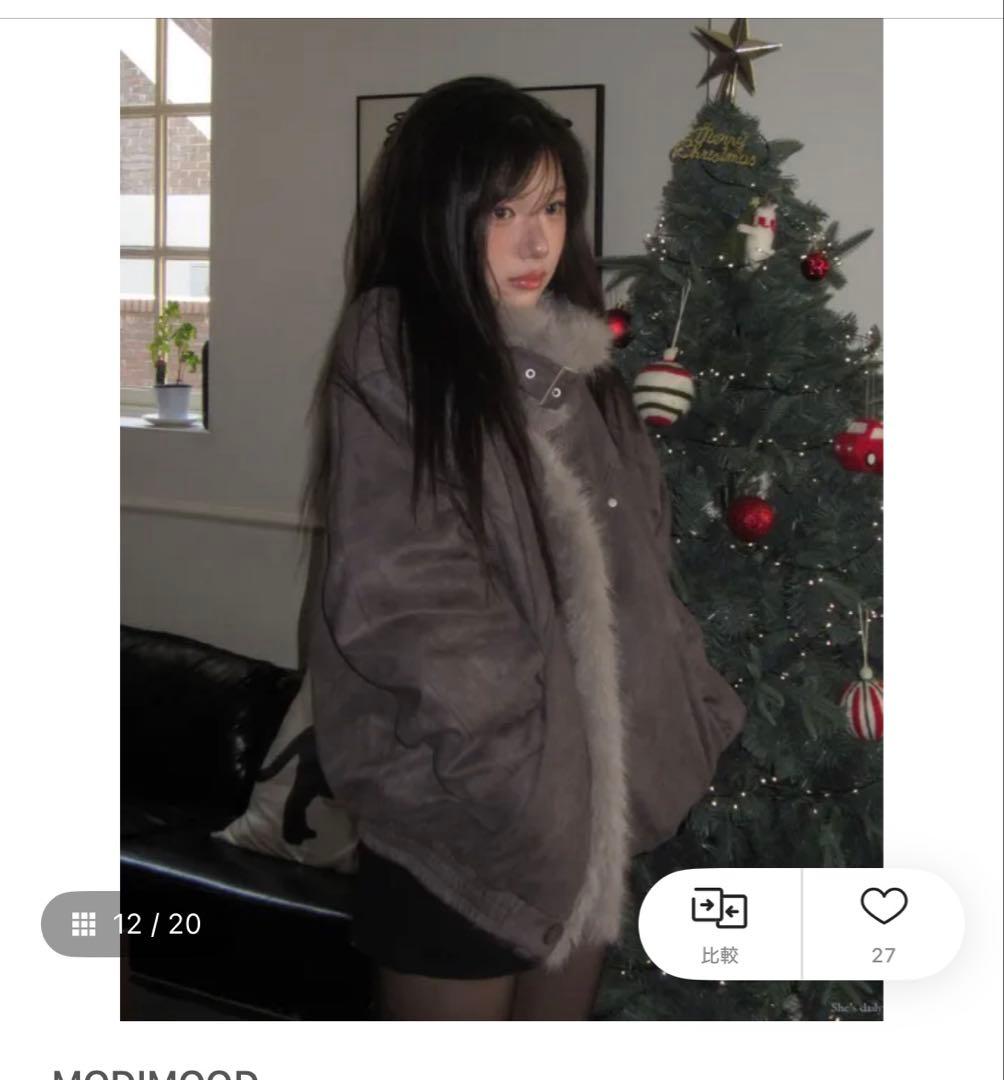 アウター　ファーアウター　BUYMA amood musinsa