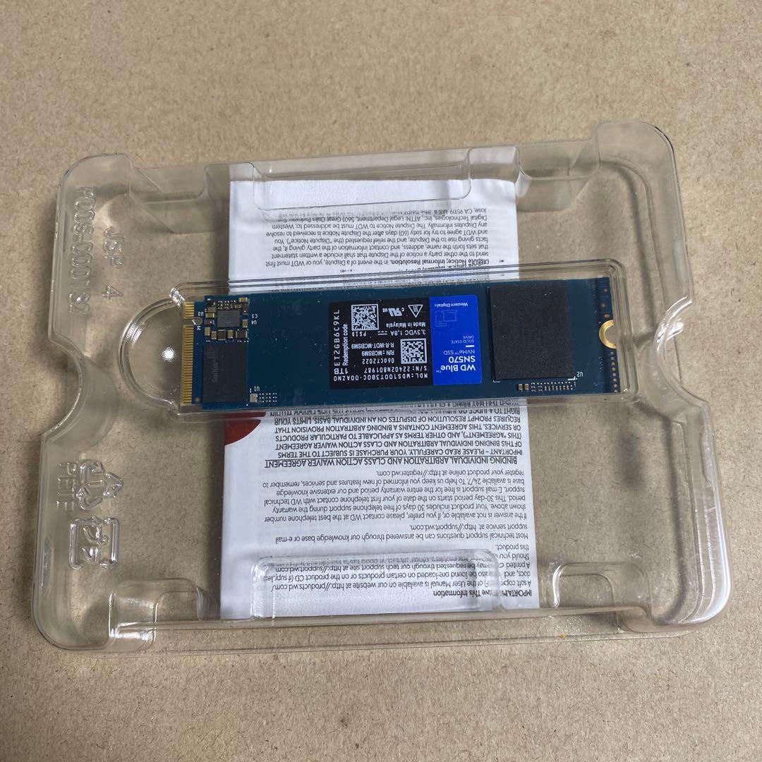 内蔵型SSD WD Blue SN570 1TB SSD