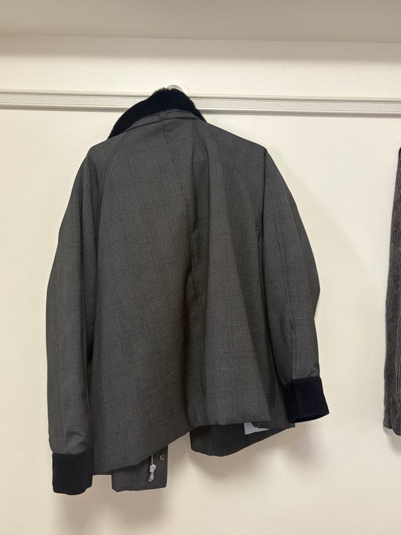 FURFUR ボウタイ アウター ジャケット チェック