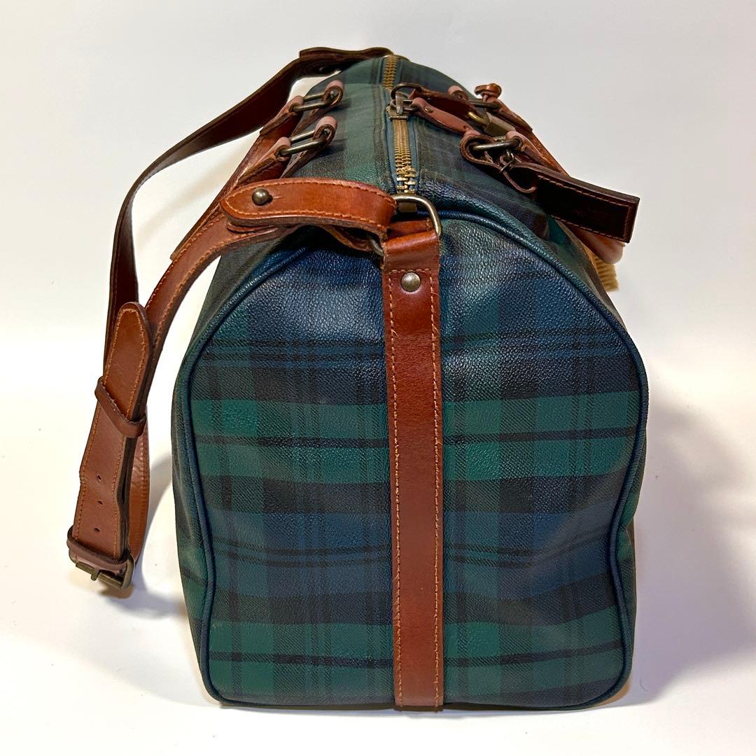 ✨美品✨ ラルフローレン 2WAY ボストンバッグ チェック PVCレザー 旅行