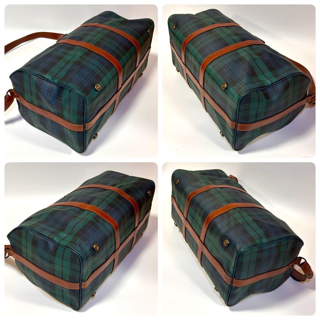 ✨美品✨ ラルフローレン 2WAY ボストンバッグ チェック PVCレザー 旅行