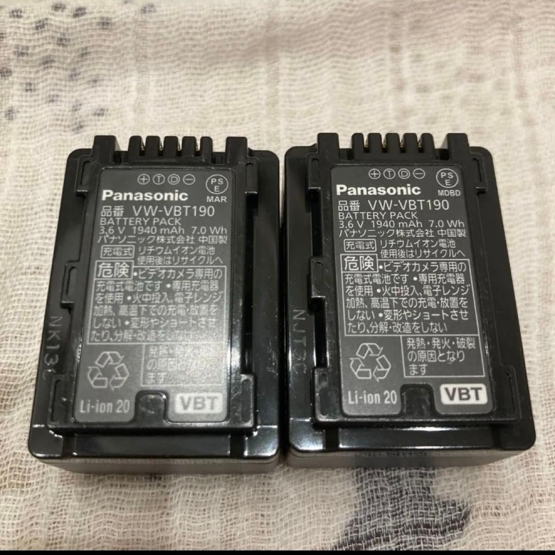 【純正バッテリー2個】Panasonic HC-W570M フルHD